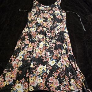 Maurices Black Floral Dress
